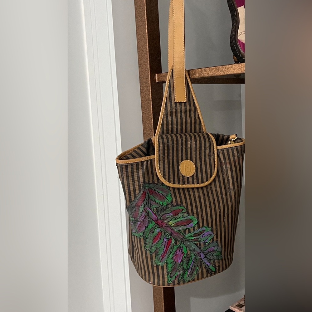 Vintage painted Fendi bag - Picture 1 of 1